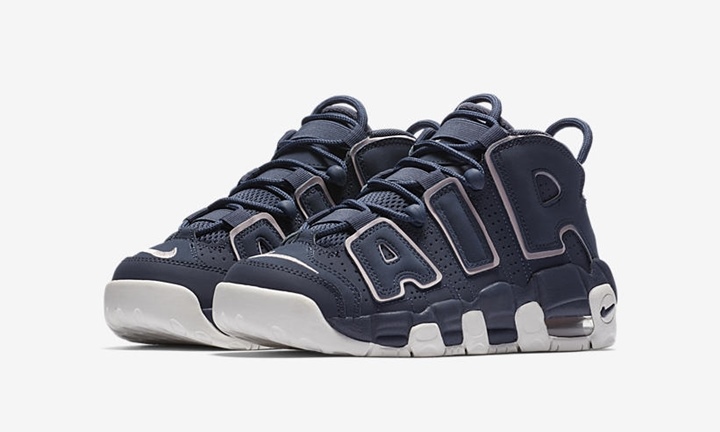 【オフィシャルイメージ】ナイキ GS エア モア アップテンポ “サンダー ブルー/サミット ホワイト” (NIKE GS AIR MORE UPTEMPO “Thunder Blue/Summit White”) [415082-402]