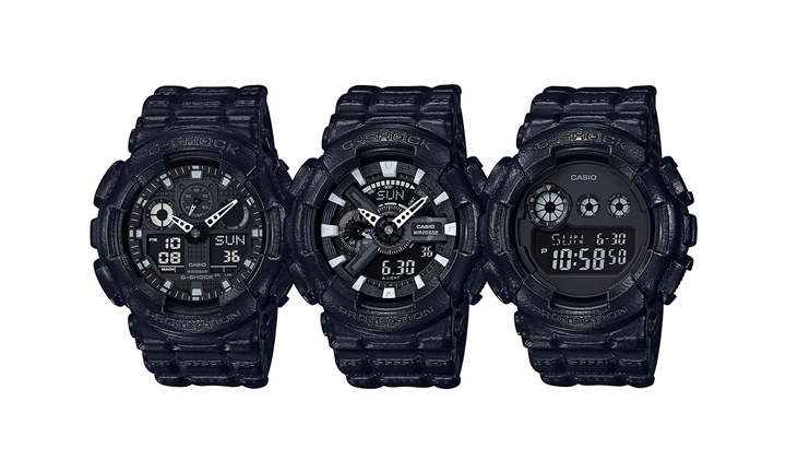 レザーの手触りや風合いを表現！G-SHOCKからブランドカラーであるブラックを新たな方法で表現したNewモデルが2018年1月発売 (Gショック ジーショック)