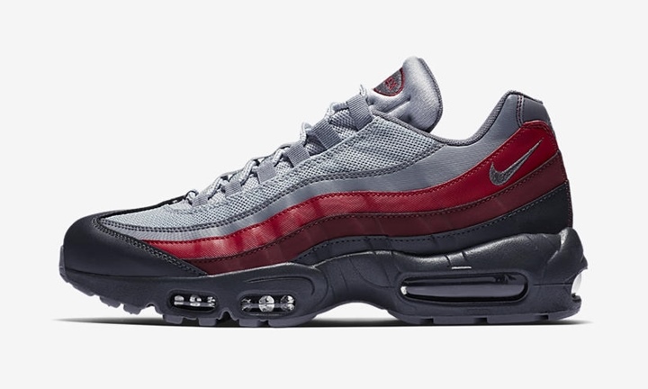 ナイキ エア マックス 95 エッセンシャル “チーム レッド/クール グレー” (NIKE AIR MAX 95 ESSENTIAL “Team Red/Cool Grey”) [749766-025]