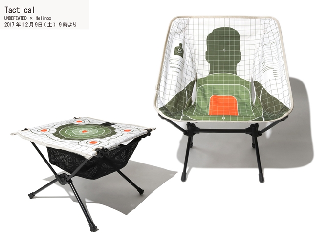 12/9発売！UNDEFEATED × HELINOX "Tactical Chair/Table" (アンディフィーテッド ヘリノックス "タクティカル チェア/テーブル")