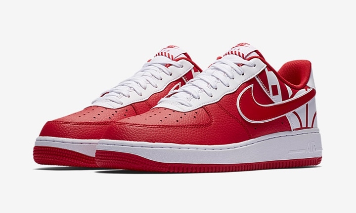 18年 春モデル バスケットボールのイラストがプリントされたナイキ エア フォース 1 ロー レッド ホワイト Nike Air Force 1 Low Red White 3511 608 Fullress スニーカー発売日 抽選情報を掲載 ナイキ ジョーダン ダンク シュプリーム Supreme 等の