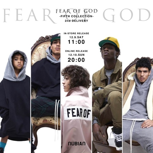 NUBIANにて、FEAR OF GOD “BASKETBALL SNEAKER”を含む”FIFTH COLLECTION 2nd DELIVERY”がオンライン 12/10 20:00～発売 (フィア オブ ゴッド)