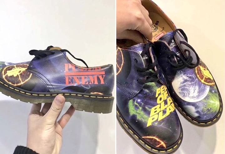 【リーク】Public Enemyのアルバムアートを落とし込んだSUPREME 2018 S/S x UNDERCOVER x Dr. Martensのショットが登場 (シュプリーム 2018年 春夏モデル アンダーカバー ドクターマーチン パブリック・エナミー)