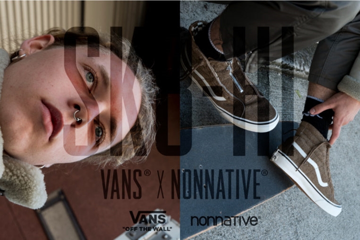 1/10発売！nonnative × VANS SK8-HI (ノンネイティブ バンズ スケートハイ)