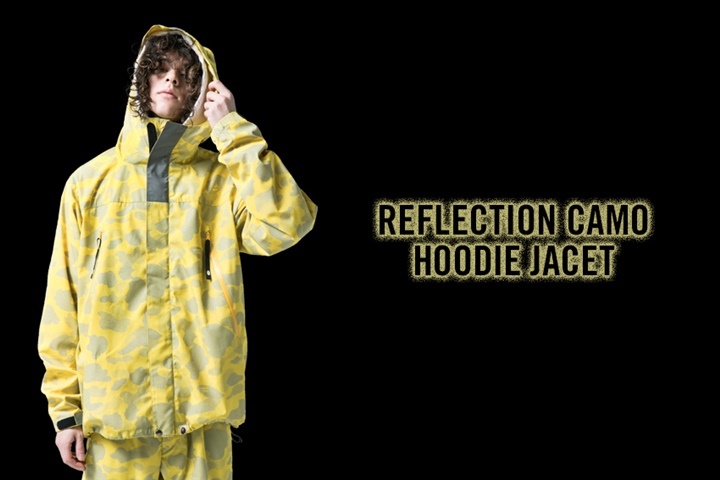 A BATHING APE 2018 S/Sのシーズン迷彩「REFLECTION CAMO」を落とし込んだフーディジャケット「REFLECTION CAMO HOODIE JACKET」が1/6発売 (ア ベイシング エイプ)