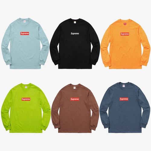 【ネクストシーズンに？】SUPREME 2018 S/S BOX LOGO L/S TEE (シュプリーム 2018 春夏 ボックスロゴ ロングスリーブ)