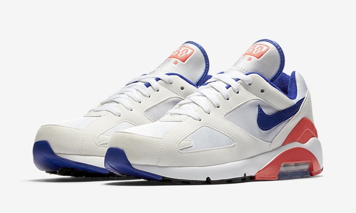 【オフィシャルイメージ】2/2発売予定！ナイキエアマックス 180 “ホワイト/ウルトラマリン” (NIKE AIR MAX 180 “White/Ultramarine”) [615287-100]