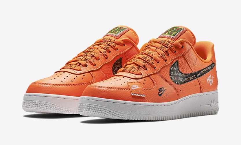 ナイキ "ジャスト ドゥ イット” コレクション エア フォース 1 07 プレミアム "オレンジ" (NIKE "JUST DO IT" COLLECTION AIR FORCE 1 PREMIUM "Orange") [AR7719-800]