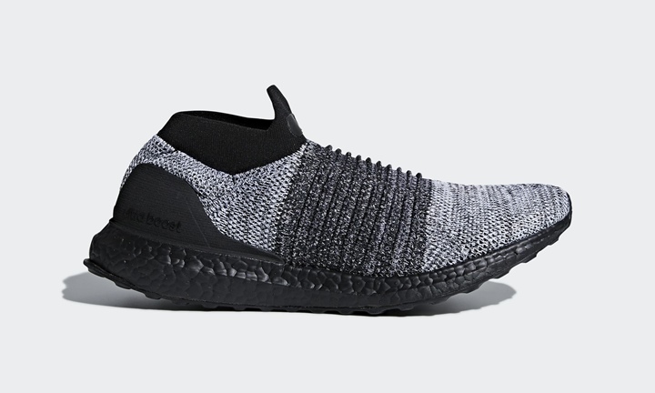 アディダス ウルトラ ブースト レースレス “コア ブラック/ホワイト” (adidas ULTRA BOOST LACELESS “Core Black/White”) [BB6137]