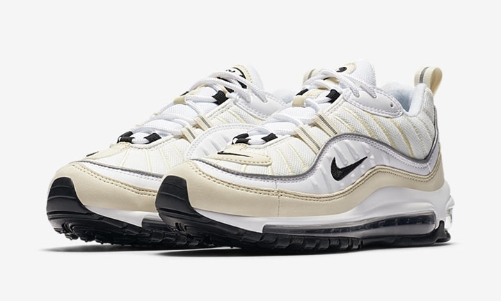 1/18発売予定！ナイキ ウィメンズ エア マックス 98 "ホワイト/フォッシル" (NIKE WMNS AIR MAX 98 "White/Fossil”) [AH6799-102]