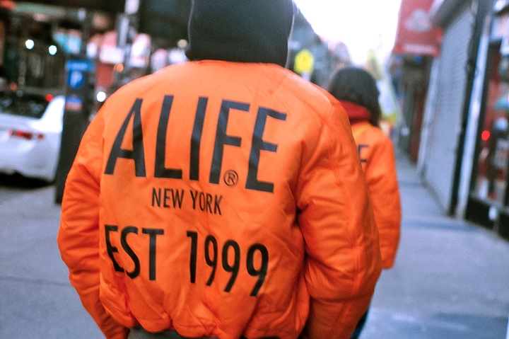 alife × ALPHA INDUSTRIES MA-1 (エーライフ アルファ インダストリーズ)