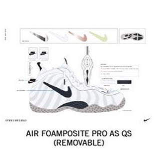 スウッシュとヒールロゴが変更可能なナイキ エア フォームポジット プロ QS "オールスター" 2018 (NIKE AIR FOAMPOSITE PRO QS "All Star" 2018)