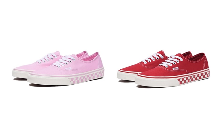 VANS AUTHENTIC CHECKERBOARD 2018 S/S "Red/Pink" (バンズ オーセンティック チェッカーボード 2018年 春夏 "レッド/ピンク")