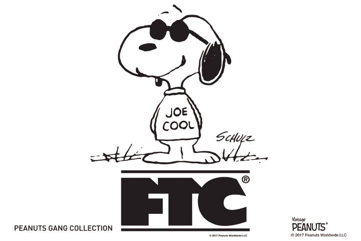 FTC x PEANUTS “GANG COLLECTIONS”が1/20発売 (エフティーシー ピーナッツ “ギャング コレクション”)