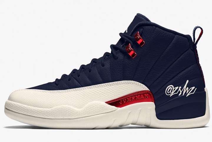 2018/8/11発売予定！ナイキ エア ジョーダン 12 レトロ “カレッジ ネイビー/セイル” (NIKE AIR JORDAN XII RETRO “College Navy/Sail”) [130690-445]