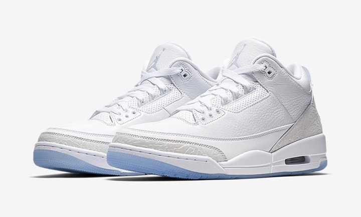 2018年7月21日発売予定！ナイキ エア ジョーダン 3 レトロ “トリプル ホワイト” (NIKE AIR JORDAN 3 RETRO “Triple White”) [136064-111]