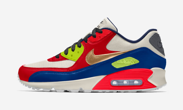 NIKE iD AIR MAX 90にスエード、レザー、メッシュ、新色が選択可能 (ナイキ エア マックス 90)