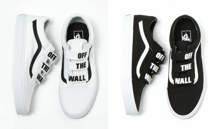 ベルクロに「OFF THE WALL」がプリントされたVANS OLD SKOOL V (バンズ オールドスクール V)