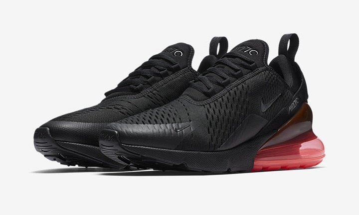 【オフィシャルイメージ】3/2発売予定！ナイキ エア マックス 270 “ブラック/ホット パンチ” (NIKE AIR MAX 270 “Black-Hot Punch”) [AH8050-010]