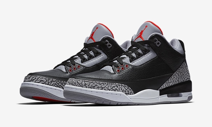 【オフィシャルイメージ】2/17発売予定！ナイキ エア ジョーダン 3 レトロ OG “ブラック セメント” (NIKE AIR JORDAN 3 RETRO OG “Black Cement”) [854262-001][854261-001]