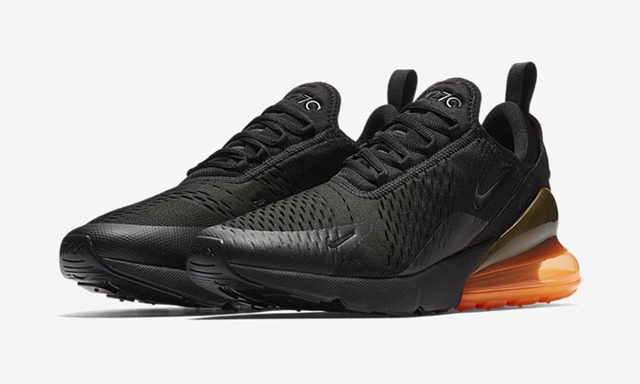 【オフィシャルイメージ】2/1発売！ナイキ エア マックス 270 “ブラック/トーナル オレンジ” (NIKE AIR MAX 270 “Black/Tonal Orange”) [AH8050-008]