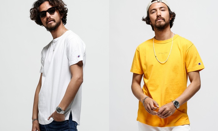 nano･universe × Champion 別注 2018年 春夏シリーズ新作「Basic S/S Tee」が4月上旬発売 (チャンピオン ナノ・ユニバース)