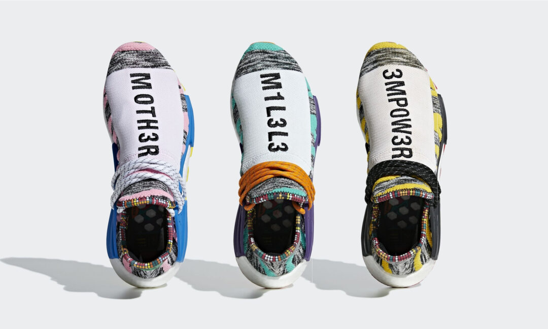 【8/18 発売予定】Pharrell Williams x adidas Originals NMD Human "Solar" (ファレル・ウィリアムス アディダス オリジナルス ヒューマン エヌエムディー ソーラー) [BB9527,9528,9531]