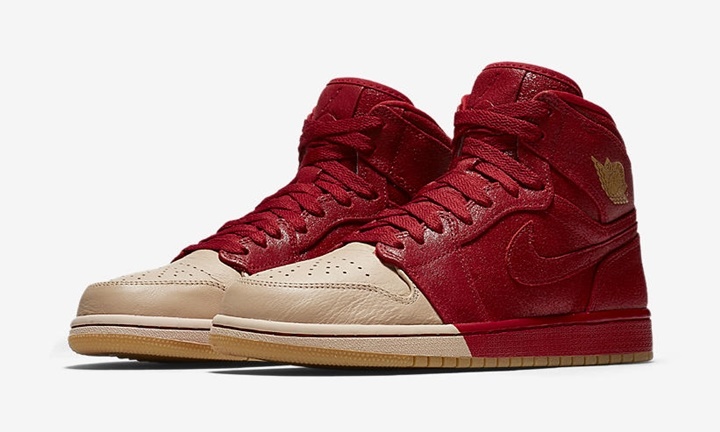 ナイキ ウィメンズ エア ジョーダン 1 “タン ドリップ” レッド (NIKE WMNS AIR JORDAN 1 “Tan Dipped” Red) [AH7389-607]