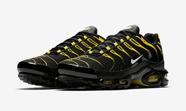 【オフィシャルイメージ】ナイキ エア マックス プラス “ブラック/ビビッド サルファー” (NIKE AIR MAX PLUS “Black/Vivid Sulfur”) [852630-020]