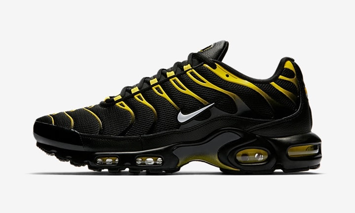 nike air max plus black vivid sulfur