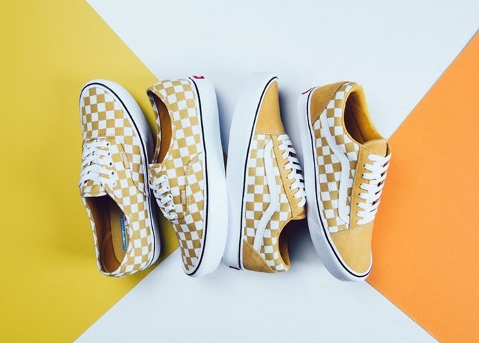 VANS CHECKERBOARD OLD SKOOL/AUTHENTIC "Ochre Collection" (バンズ チェッカーボード オールドスクール/オーセンティック)