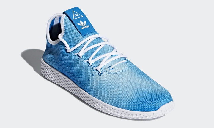 2018年2月発売予定！Pharrell Williams x adidas Originals Human Race Tennis HU Holi “Bright Blue” (ファレル・ウィリアムス アディダス オリジナルス ヒューマン レース テニス ホーリー “ブライト ブルー”) [DA9618]