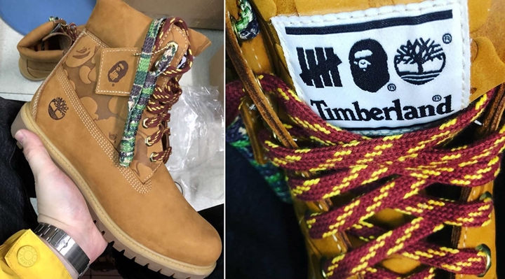 【リーク】A BATHING APE × UNDEFEATED × Timberlandのトリプルコラボショットが登場 (ア ベイシング エイプ アンディフィ―テッド ティンバーランド)