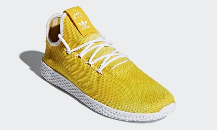 2018年2月発売予定！Pharrell Williams x adidas Originals Human Race Tennis HU Holi “Yellow” (ファレル・ウィリアムス アディダス オリジナルス ヒューマン レース テニス ホーリー “イエロー”) [DA9617]