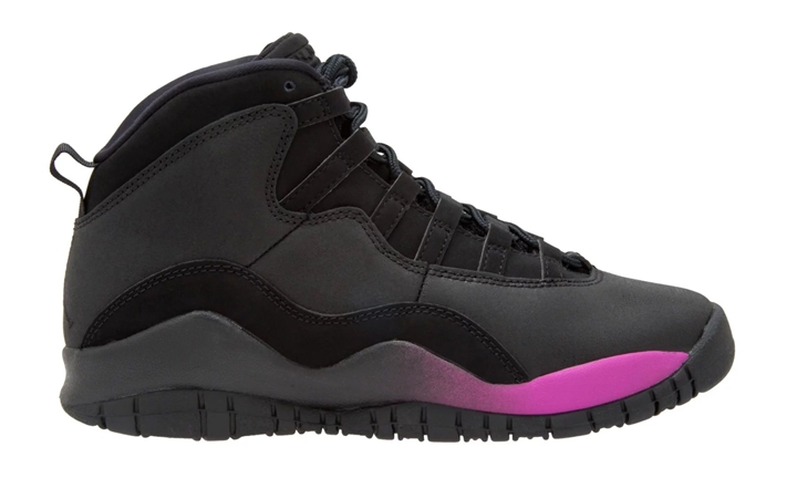 2/10発売！ナイキ GS エア ジョーダン 10 レトロ “ブラック/フクシャ ブラスト” (NIKE GS AIR JORDAN X RETRO “Black/Fuschia Blast”) [487211-017]