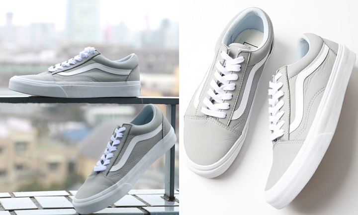 FREAK’S STORE 限定！グレーのカウレザーを使用したVANS 別注 OLD SKOOL COWが2月中旬発売 (フリークスストア バンズ オールドスクール カウ)