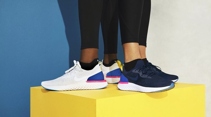 「ふわ・かる・びよーん」を追求した厚底ランニングシューズ「NIKE EPIC REACT FLYKNIT-ナイキ エピック リアクト フライニット」が2/22から新発売！ [AQ0067-101,400][AQ0070-101,400]