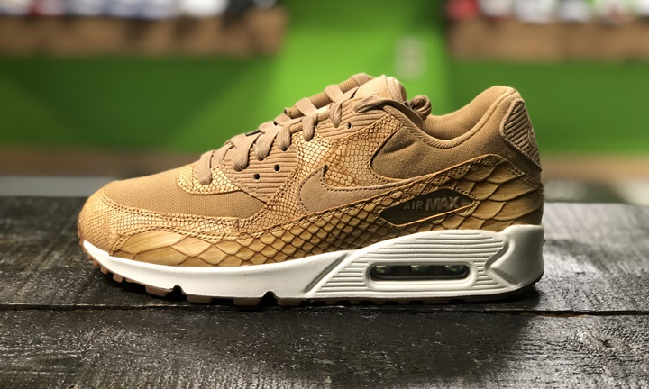 Nike Air Max 90 Premium Leather Vachetta Tan/Elemental Gold - AH8046-200