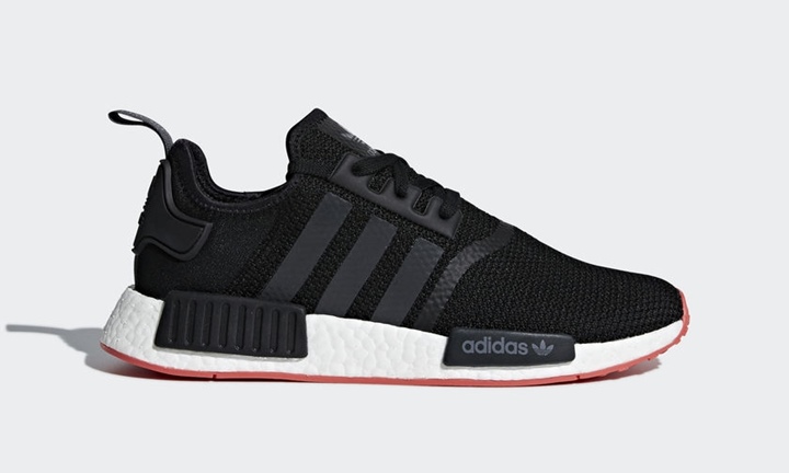 adidas Originals NMD_R1 “Core Black/Trace Scarlet” (アディダス オリジナルス エヌ エム ディー “コア ブラック/トレース スカーレット”) [CQ2413]