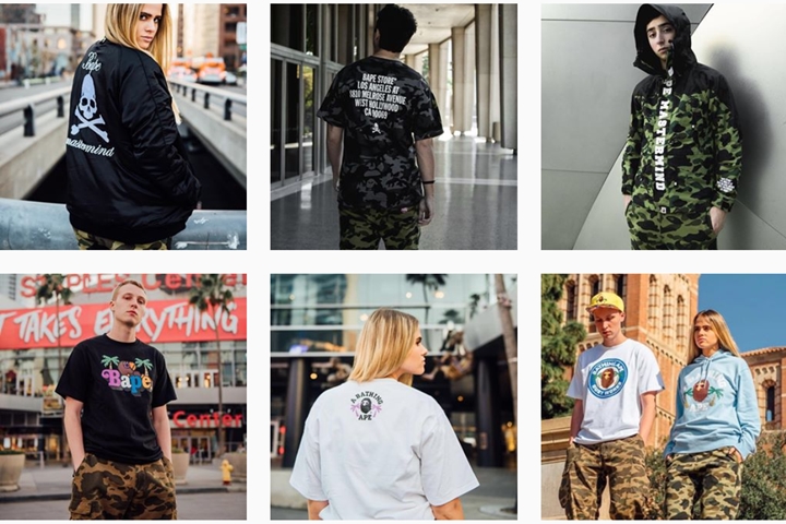 BAPE Los Angeles STOREのオープン記念にmasterming JAPANとのコラボアイテムがリリース (A BATHING APE ア ベイシング エイプ マスターマインド ジャパン)