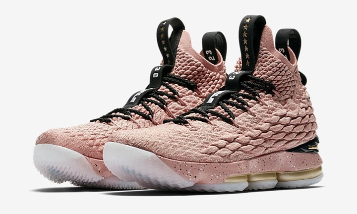 【オフィシャルイメージ】2/15発売！ナイキ レブロン 15 オールスター 2018 “ラスト ピンク” (NIKE LEBRON 15 All Star 2018 “Rust Pink”) [897650-600]