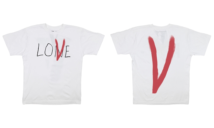 VLONE から「LONE ⇒ LOVE」に変更されたTEEがリリース予定 (ヴィーロン)