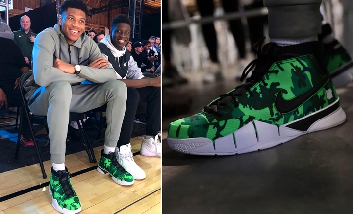 ヤニス・アデトクンボ着用！グリーンカラーのアンディフィ―テッド × ナイキ コービー プロトロ (UNDEFEATED NIKE KOBE PROTRO “Green Camo”)