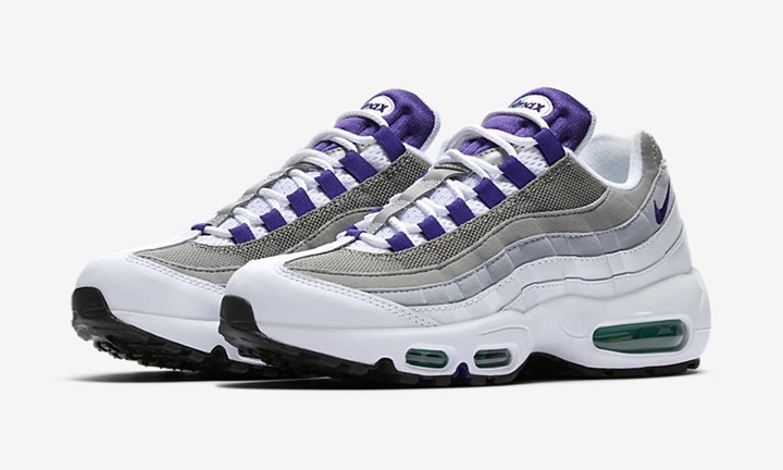 【オフィシャルイメージ】4月発売予定！ナイキ ウィメンズ エア マックス 95 ホワイト/グレープ” (NIKE WMNS AIR MAX 95 “White/Grape”) [307960-109]