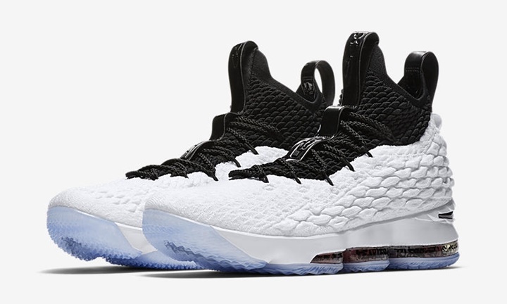 【オフィシャルイメージ】3/2発売！ナイキ レブロン 15 "ホワイト/ブラック" (NIKE LEBRON 15 "White/Black”) [AQ2364-100]