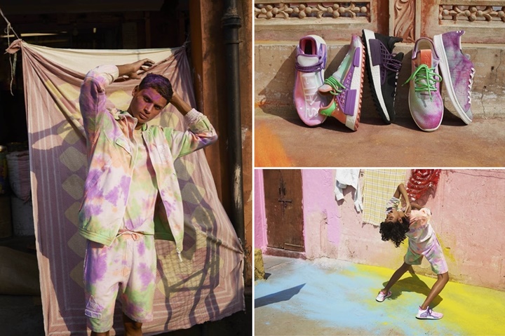 3/16発売！伝統的なホーリー祭を体現したカラフルなコレクション、Pharrell Williams x adidas Originals "Hu Holi Powder Dye" NMD/STAN SMITH/Tennis Hu MC (ファレル・ウィリアムス アディダス オリジナルス "ヒューマン レース ホーリー パウダー ダイ")