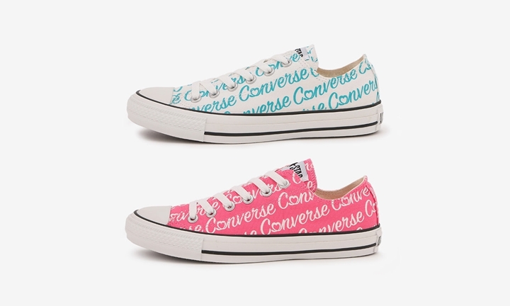 「O」がハートに！筆記体のロゴ柄をアッパー全体にプリントしたCONVERSE ALL STAR LETTERING OXが2月発売 (コンバース オールスター)