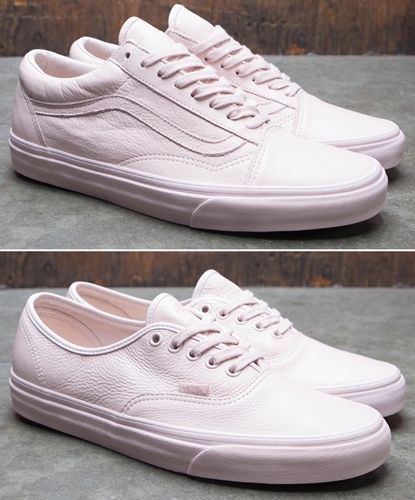 VANSからピンクカラーのレザー素材を使用したOLD SKOOL/AUTHENTICが発売 (バンズ オールドスクール オーセンティック)