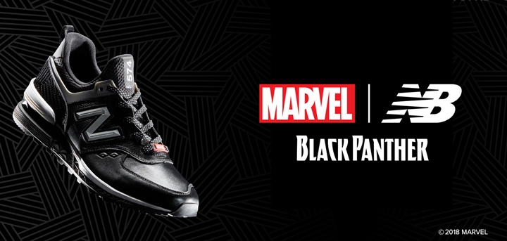 New BalanceからMARVEL最新作「ブラックパンサーをイメージした「574S」が限定で登場 (ニューバランス)