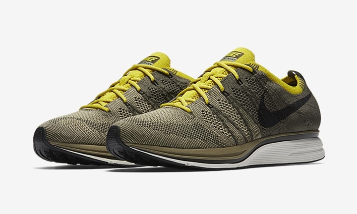 【オフィシャルイメージ】3/6発売！ナイキ フライニット トレーナー “カーゴ カーキ/ブライト シトロン” (NIKE FLYKNIT TRAINER “Cargo Khaki/Bright Citron”) [AH8396-300]